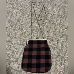 Nanette Lepore Pink Buffalo Plaid Crossbody Purse